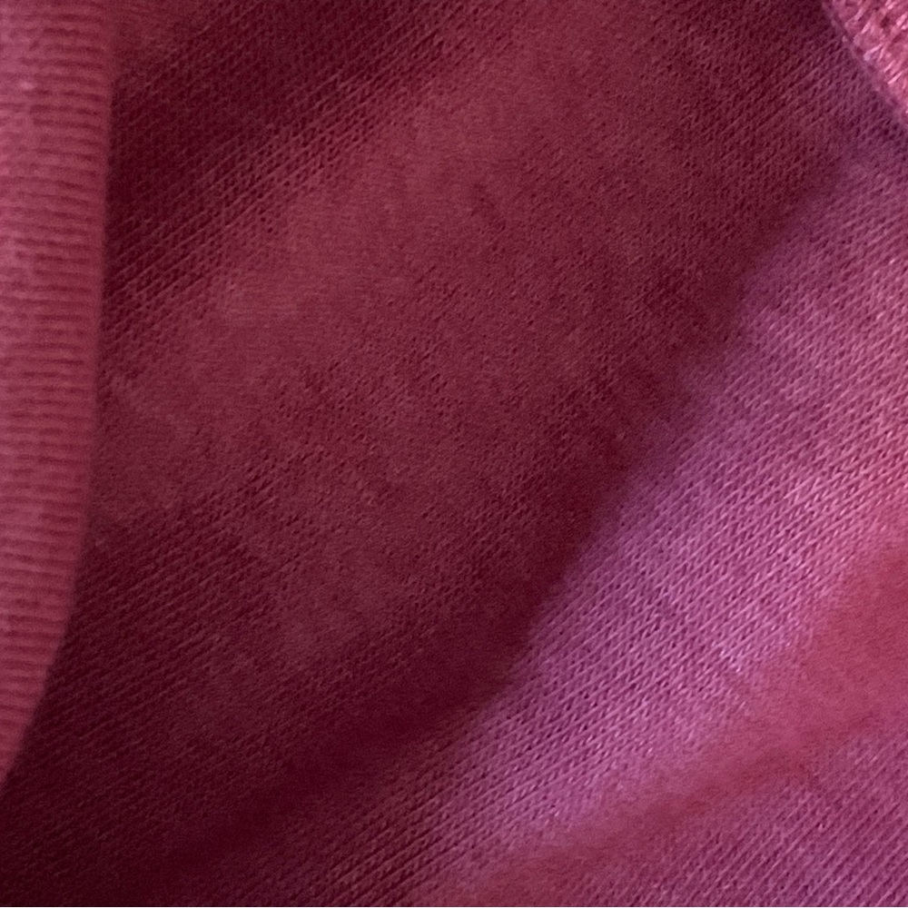 Members Mark Reverse Fleece Jogger Dark Rose Pink Plus Size XXL Lounge Pants - Picture 9 of 11